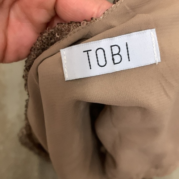 Tobi sequin camisole euro summer Ibiza fairy bronze - Picture 3 of 4